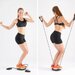 Disc rotativ de fitness cu corzi elastice